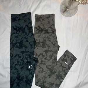 Gymshark CAMO leggings bundle set